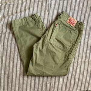 Levi's Woman’s Khaki Green Chinos
